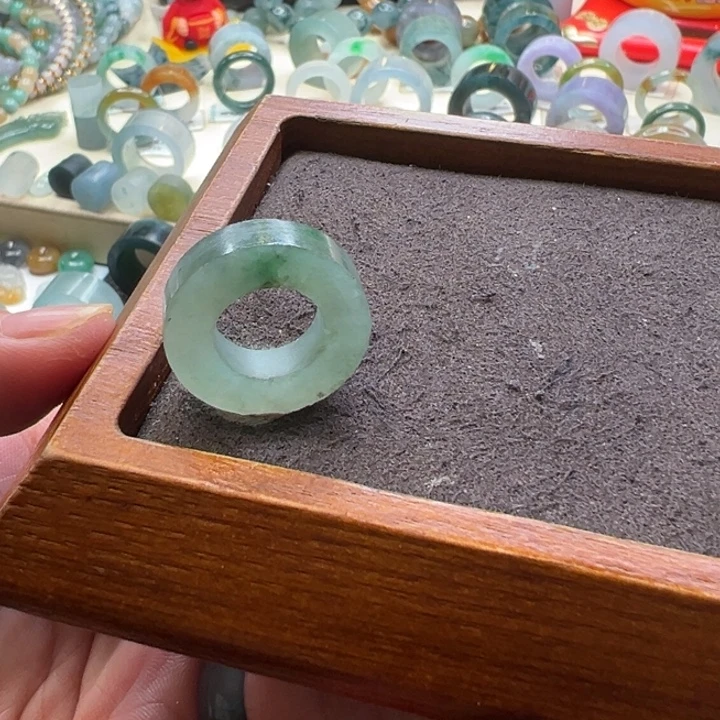 定制翡翠未镶嵌翡翠戒指2-12