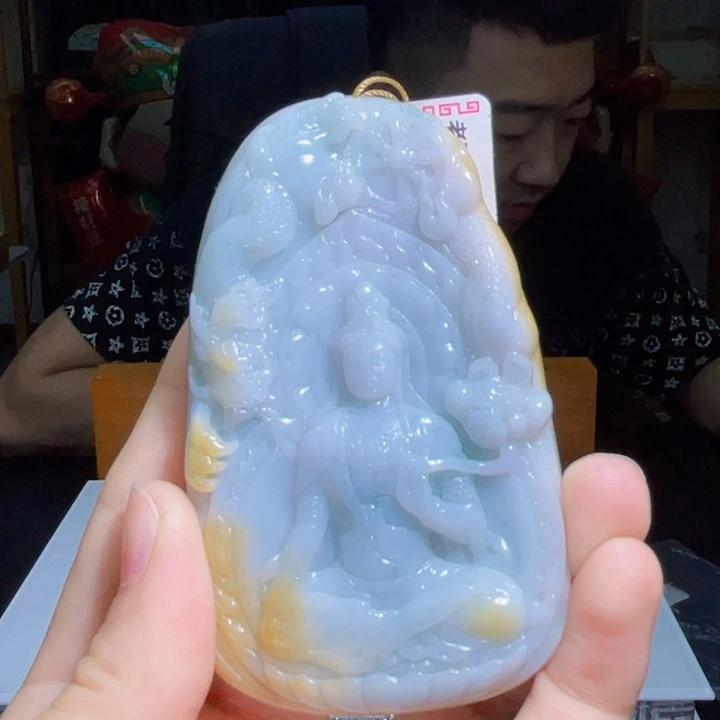 翡翠未镶嵌吊坠(不含链)A531