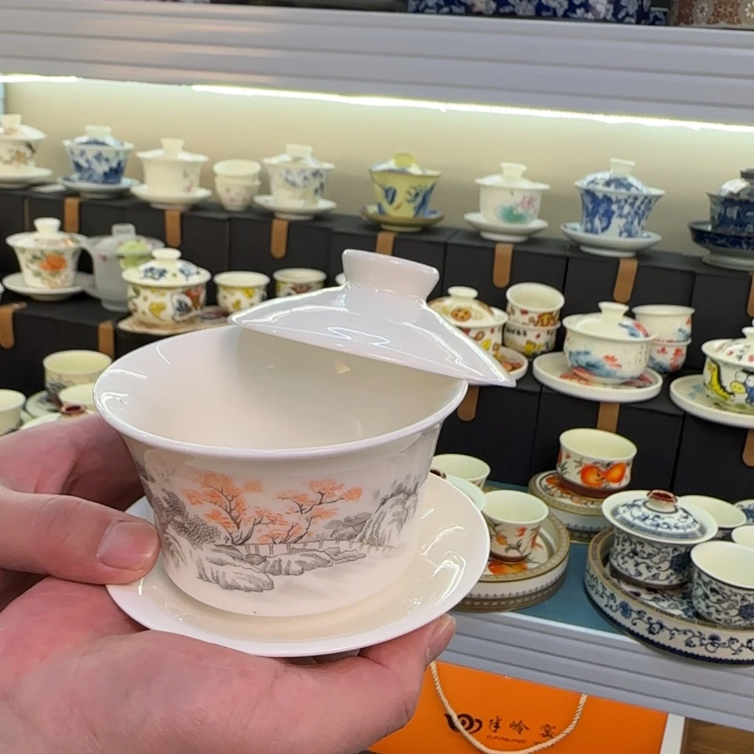 这些盖碗真好看！！！