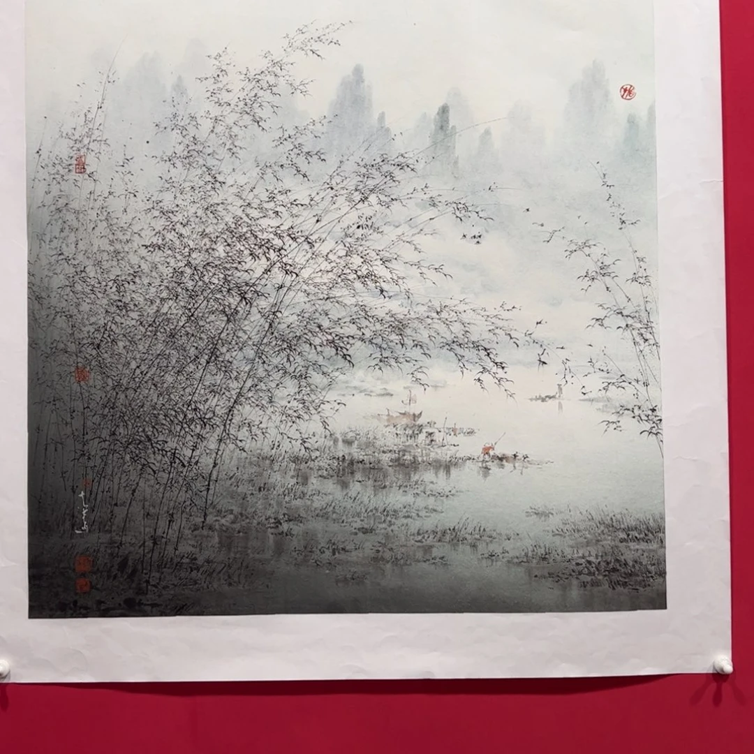 春***開国画木春老师斗方