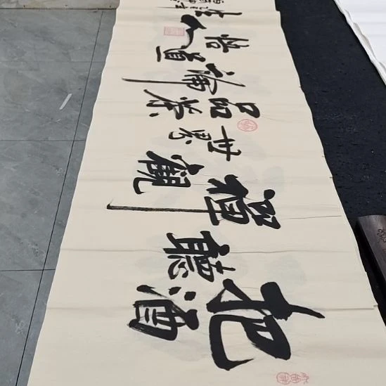 翰墨白武坤老师作品一副