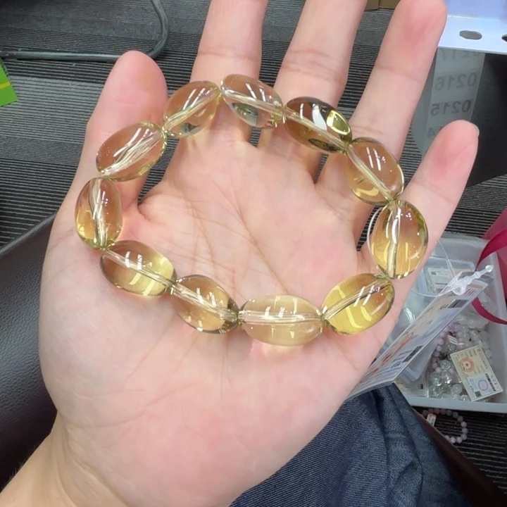 未镶嵌手链水晶黄水晶