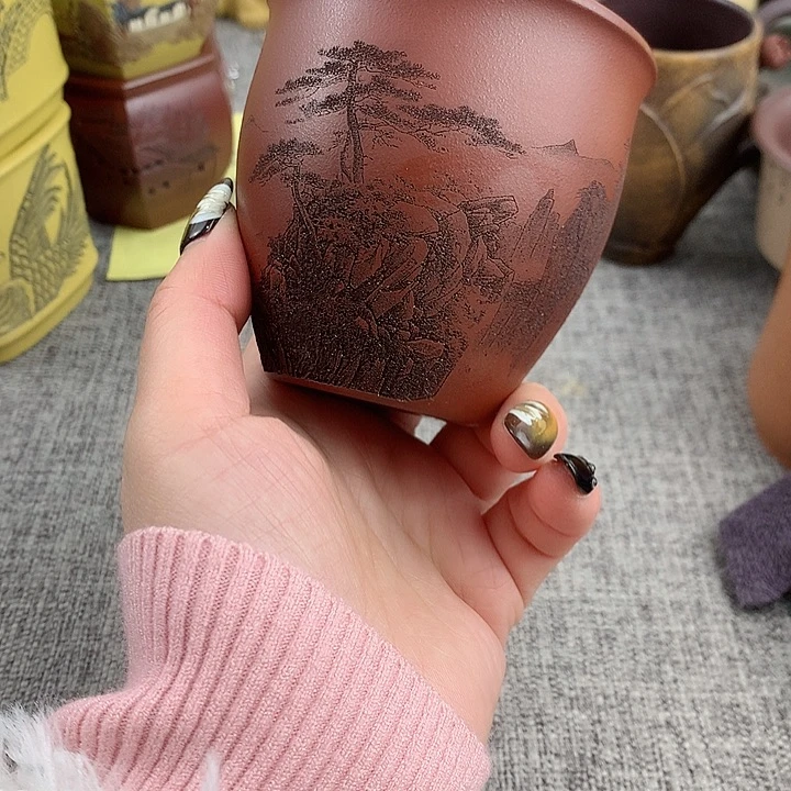 紫砂茶杯高端主人杯