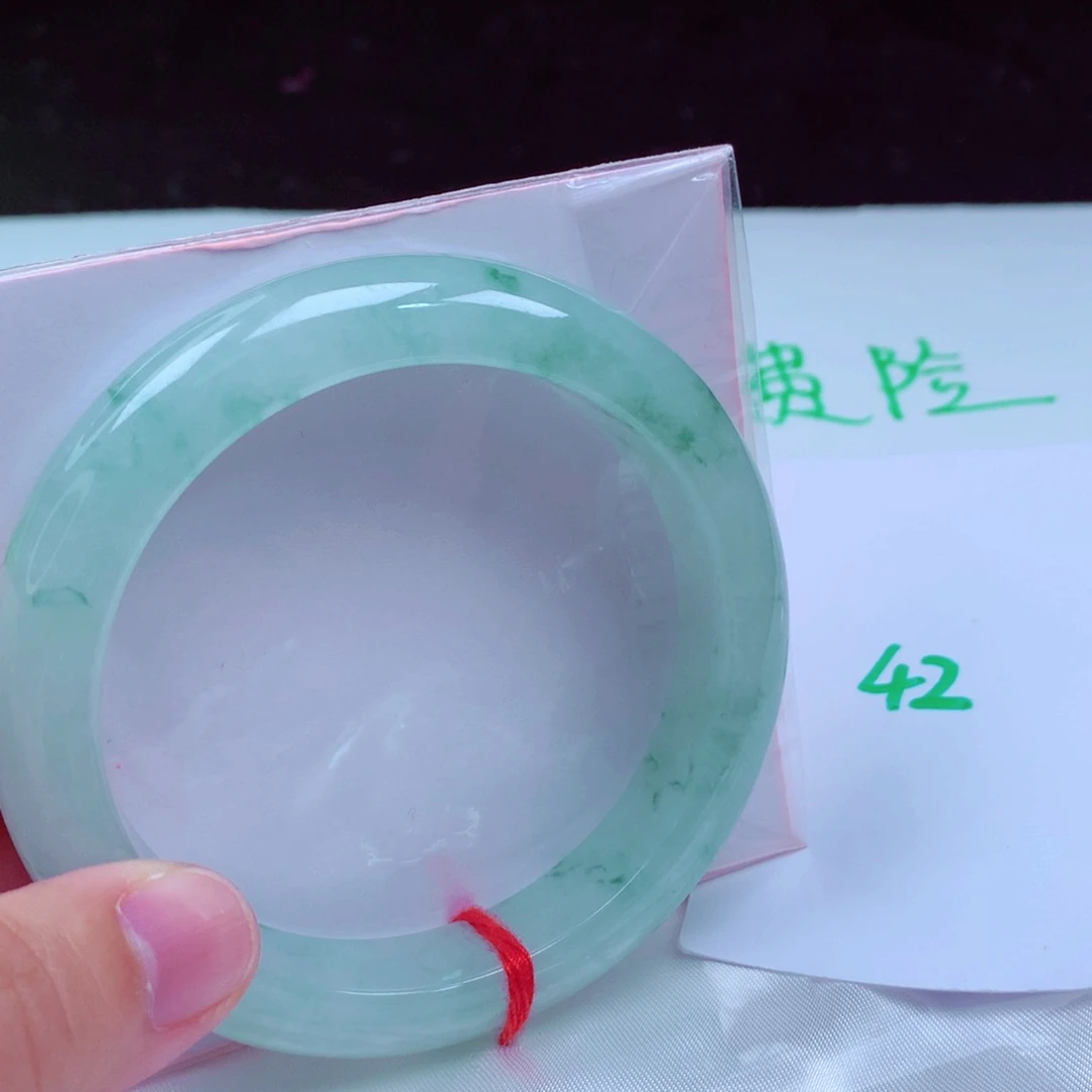 未镶嵌手镯翡翠缅甸天然A货翡翠手镯61.1