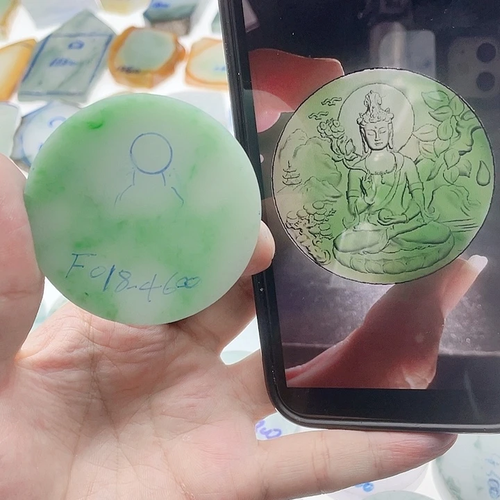 定制翡翠未镶嵌包工包料