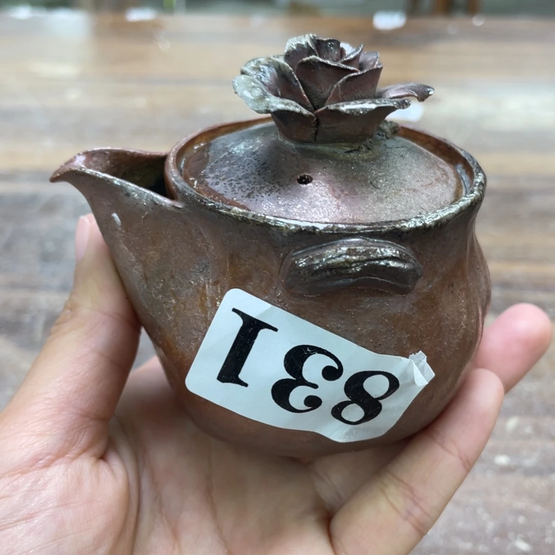 陶纯手工柴烧茶壶茶具瑕瑕