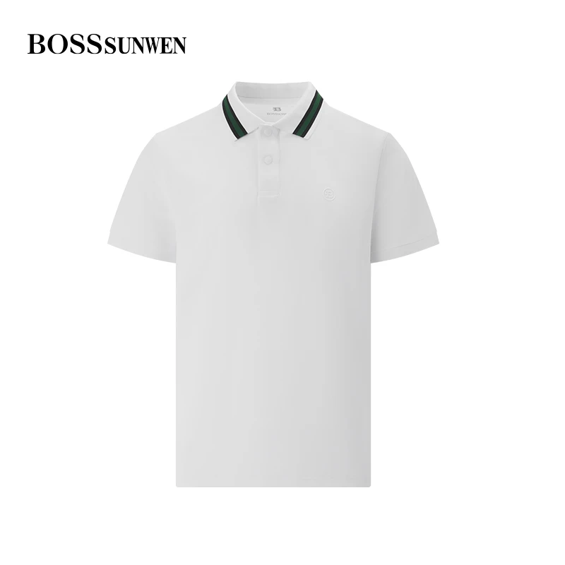 BOSSSUNWEN/博斯·绅威网球系列运动polo衫速干吸湿排汗
