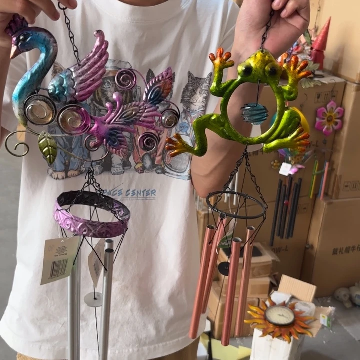 瓷片样品样品样品样品风铃一对