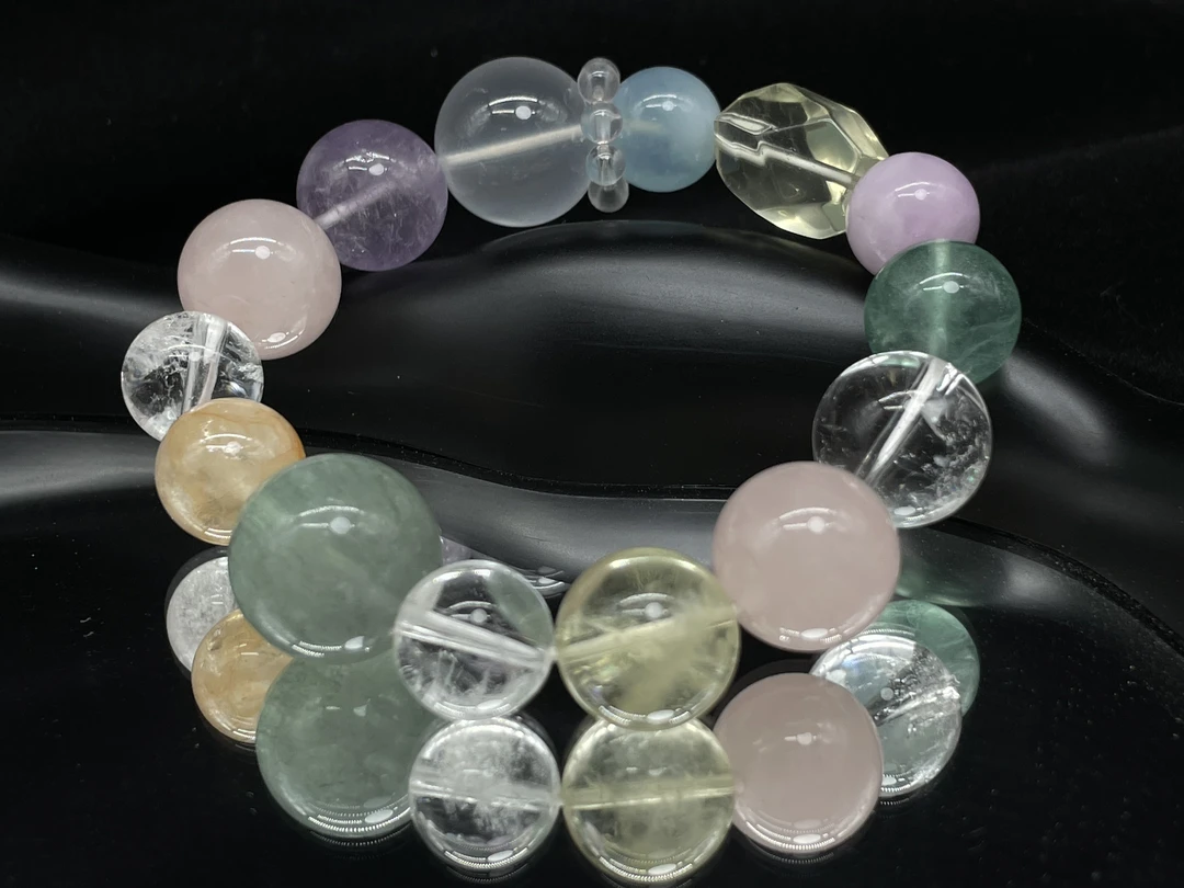 「玉见珠宝甄选」天然水晶多宝手串 多样性发货 精美时尚百搭