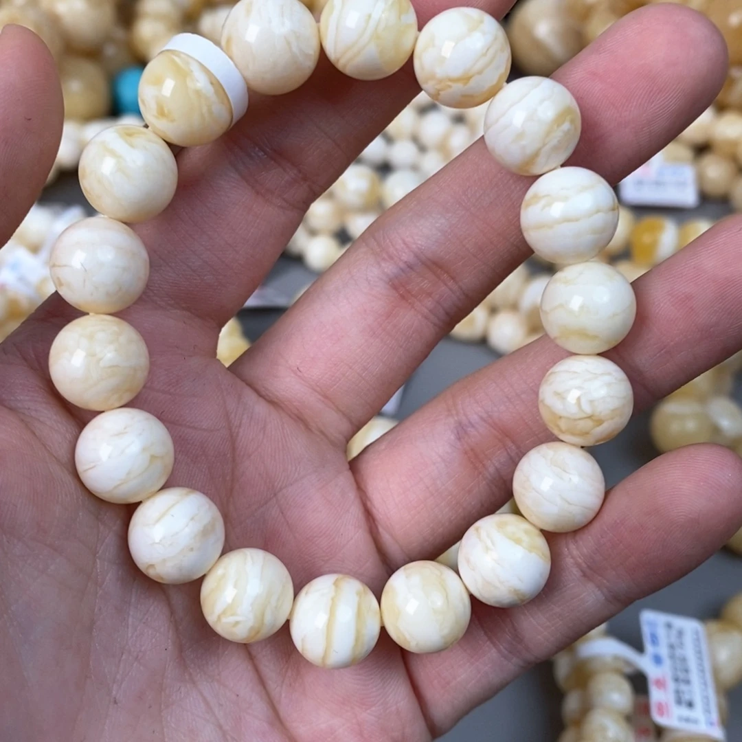 蜜蜡未镶嵌珠宝奇石同料11mm