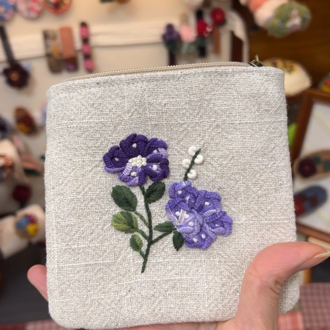 毛绒钩织刺绣手工包包玩偶居家用品