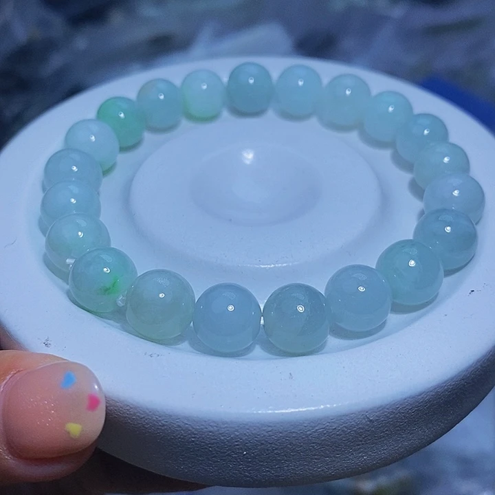 未镶嵌手串翡翠天然缅甸A货翡翠9.7