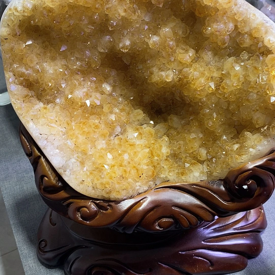 未镶嵌紫晶珠宝半成品