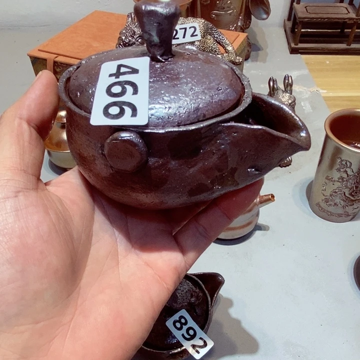 柴烧茶具陶瓷杯子