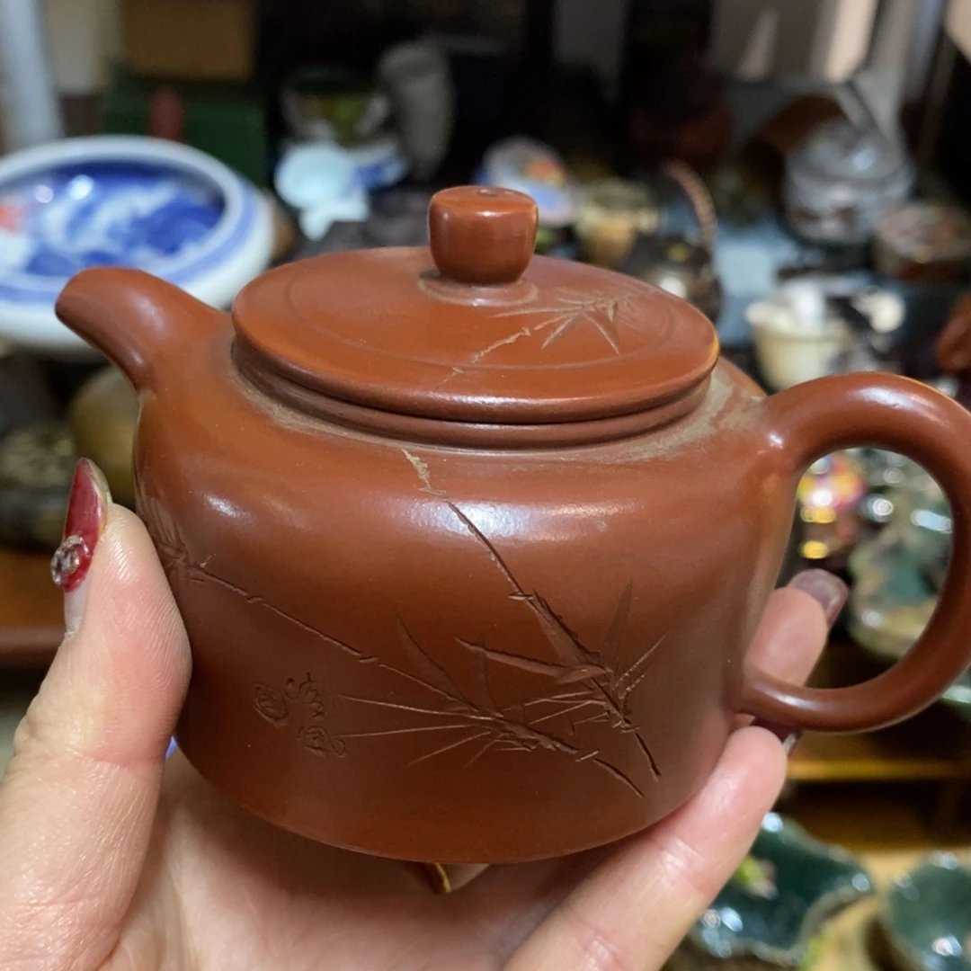 紫砂茶壶密胺手绘陶瓷