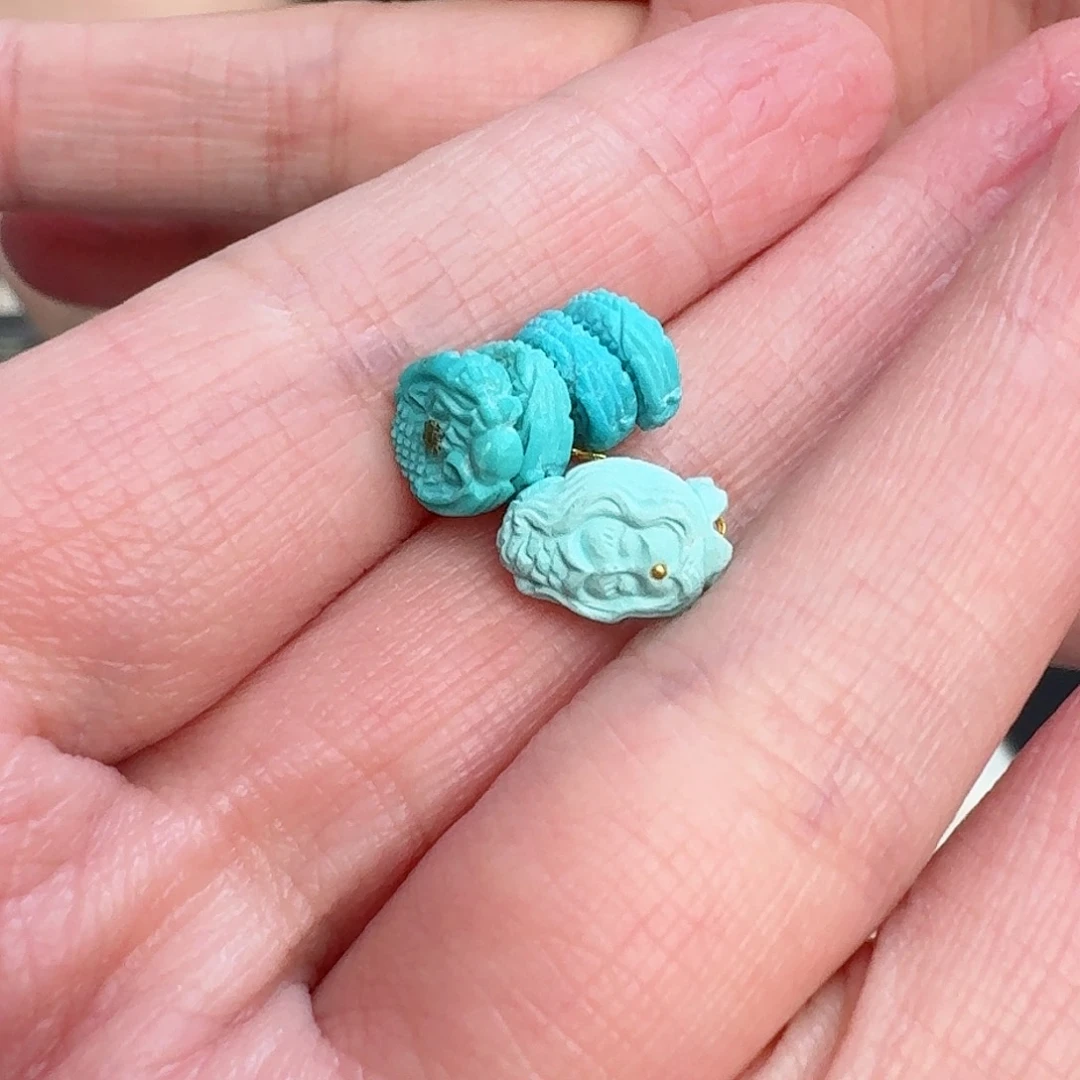 绿松石珠宝奇石未镶嵌