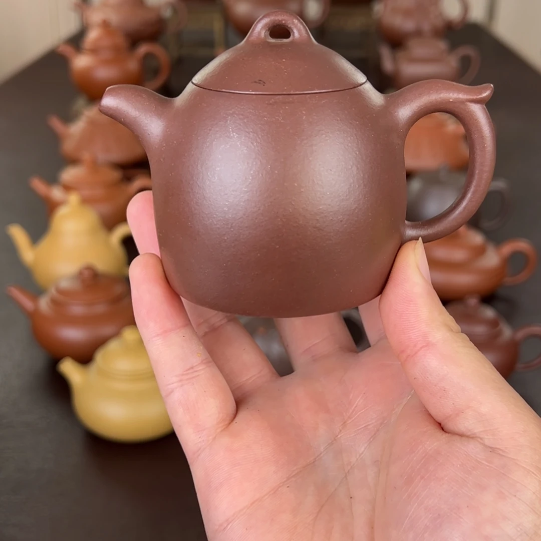 紫砂茶壶全手工底槽清秦权160c