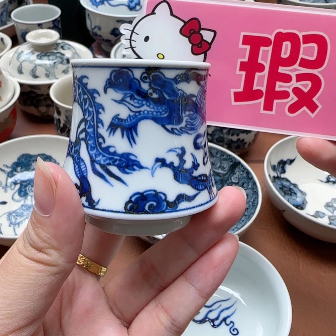 景德镇纯手工手绘杯