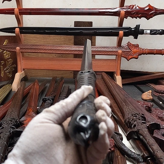 黑檀木木做旧80长望舒