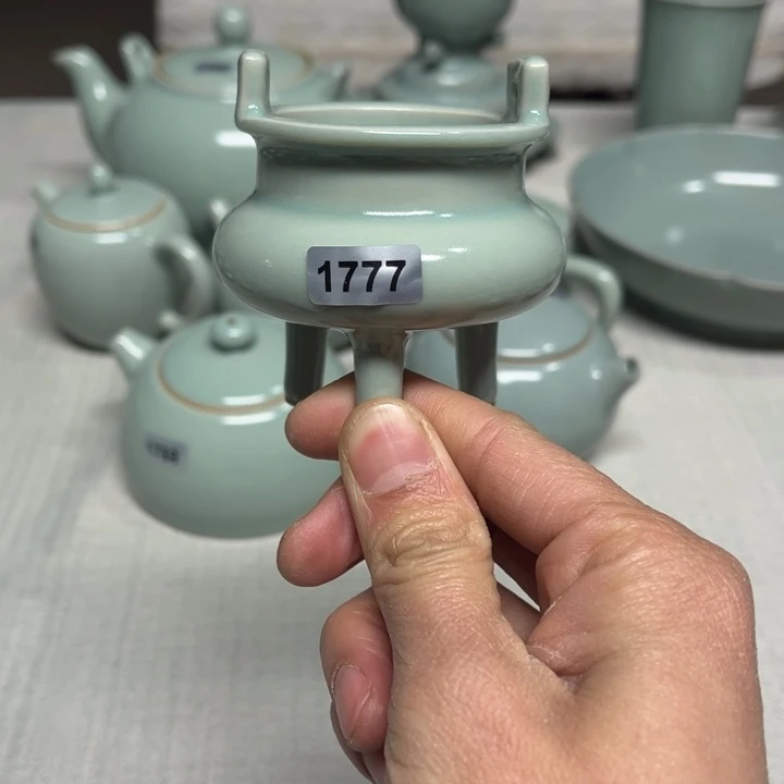 杯子瓷1777 青鸾汝瓷汝州发货