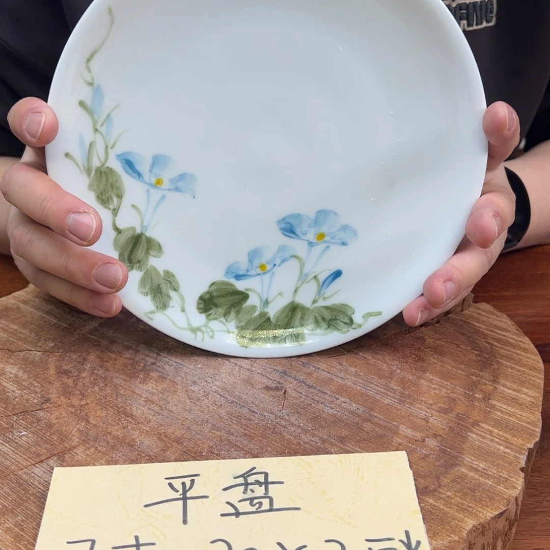 瓷片景德镇陶瓷手工手绘制作