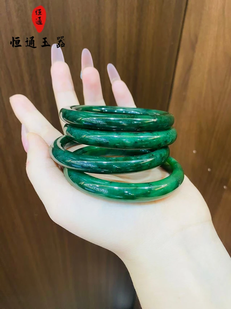 和田玉碧玉手镯（多样性发一）0-399