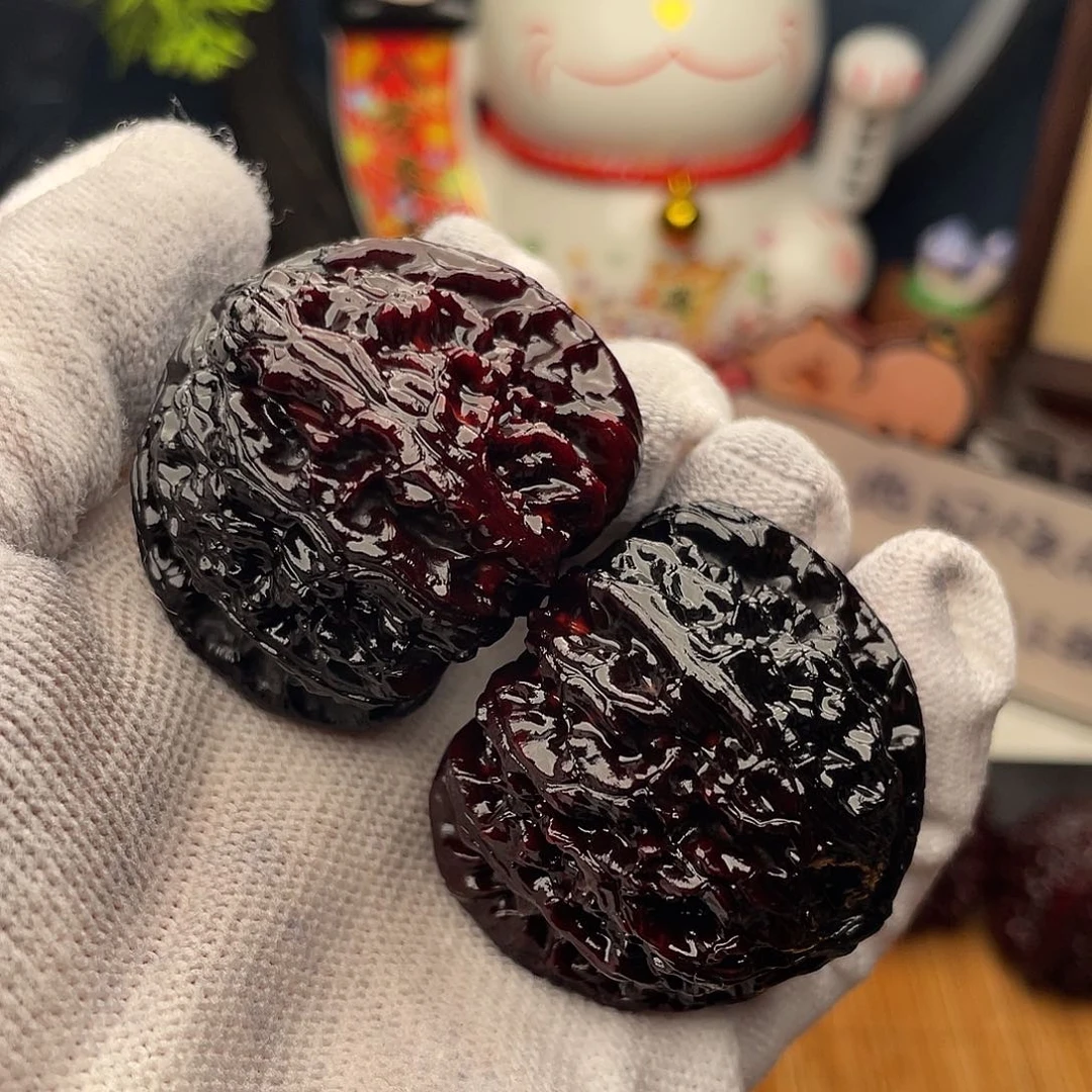 吊坠文玩核桃白狮子42