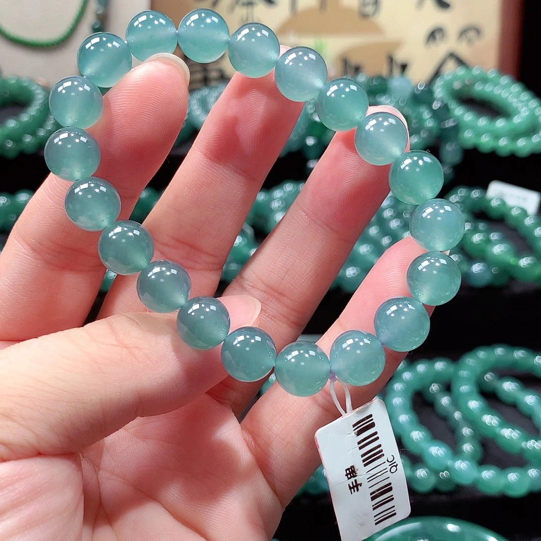 翡翠未镶嵌手链卡10