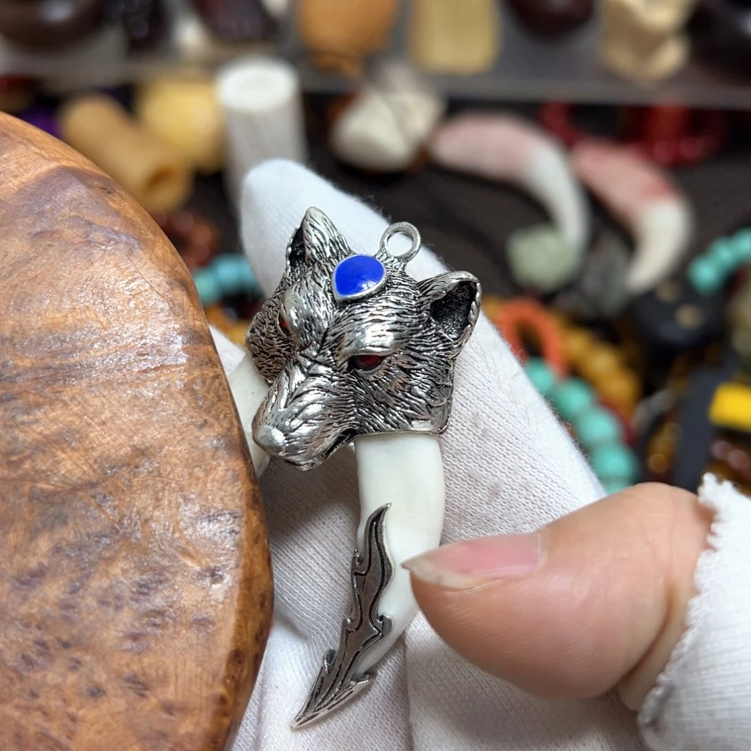 非洲檀香无事牌手把件