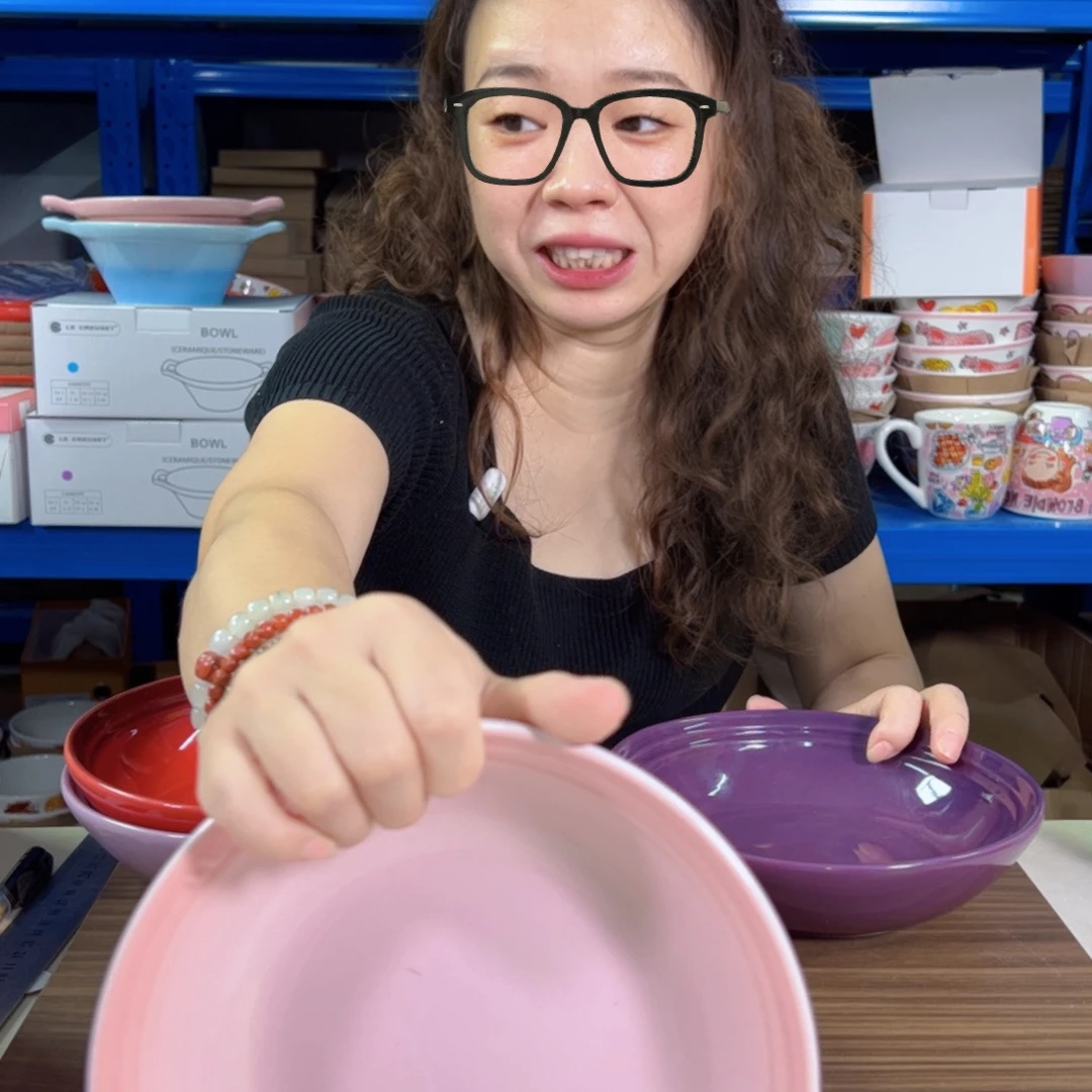 陶瓷贝壳粉燕麦碗