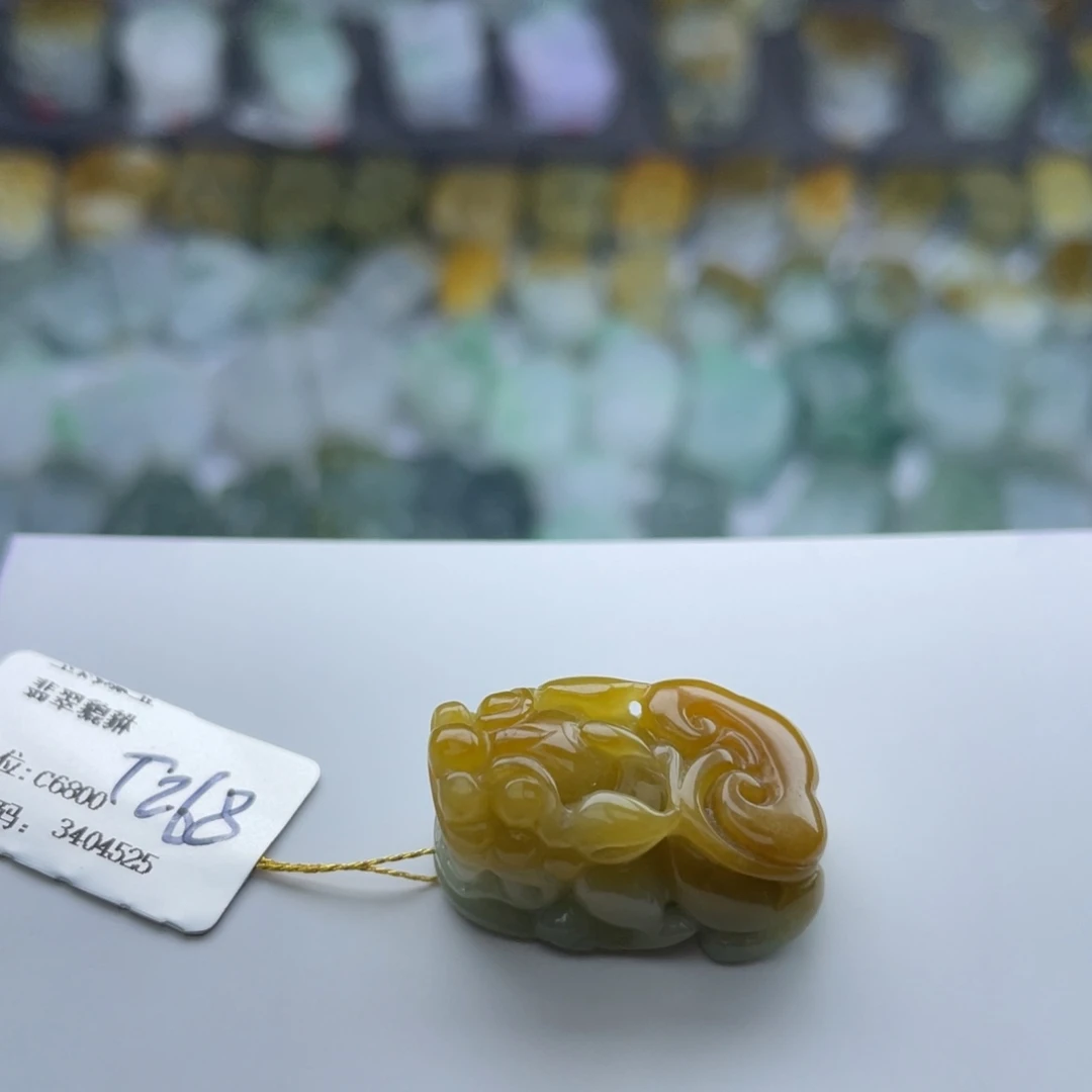 翡翠未镶嵌颈饰貔貅