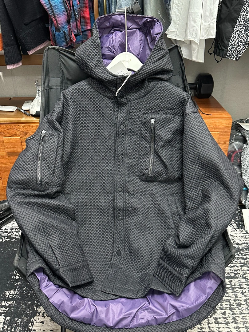 秋冬时尚宽松百搭连帽保暖G11夹克棉服-10553