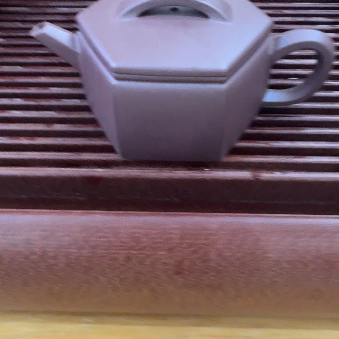 紫砂茶壶紫砂壶六方汉瓦160cc