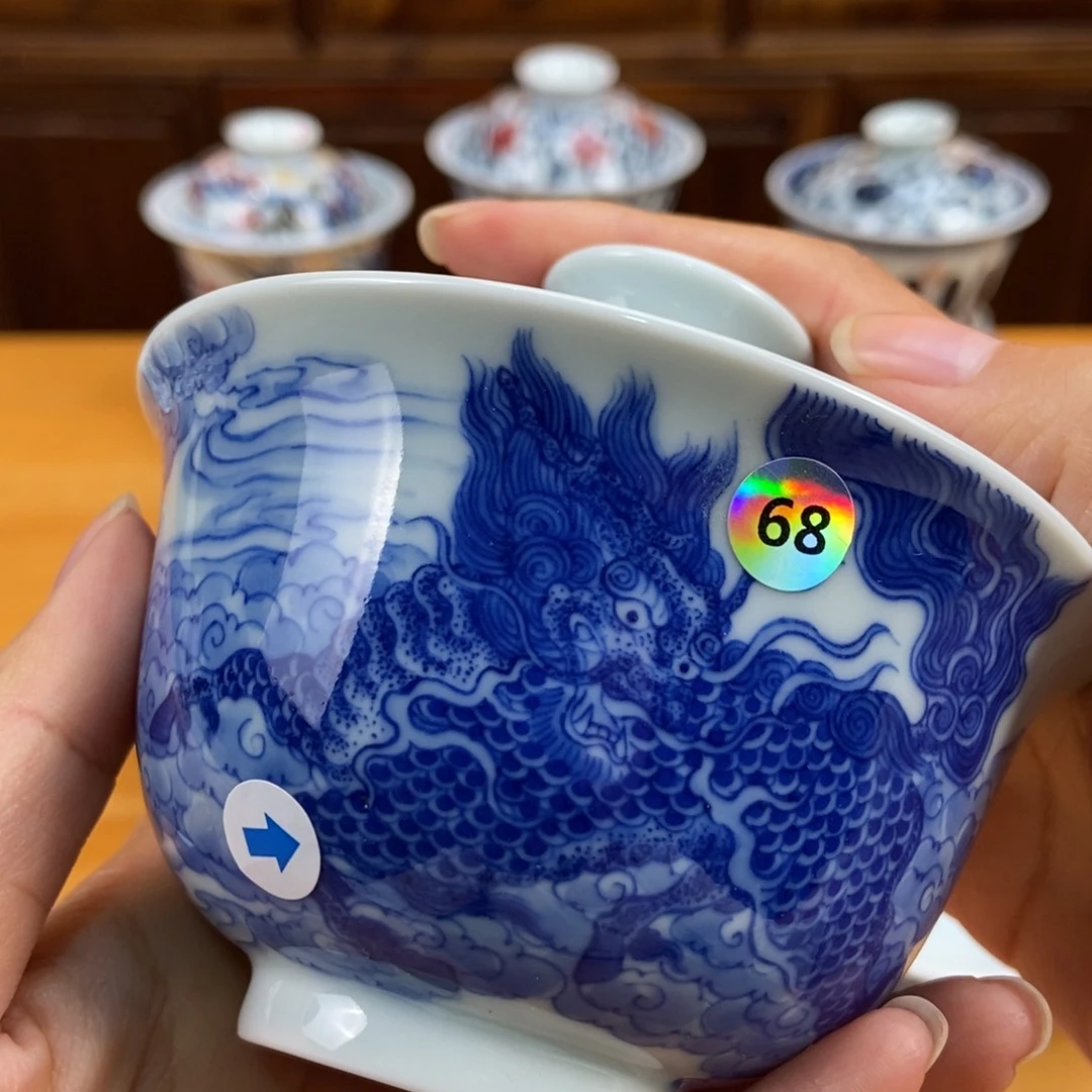 手绘现代茶具非古董