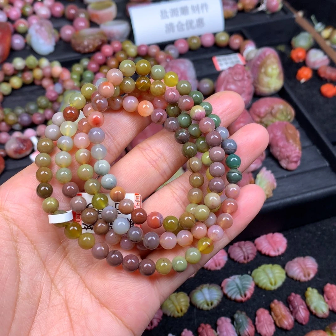 玛瑙/玉髓未镶嵌手链