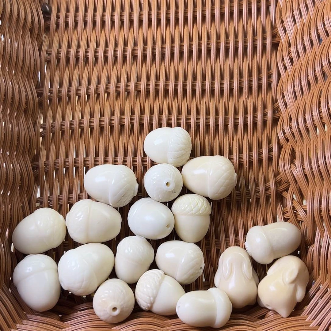 菩提根/象牙果吊坠瑕疵混18颗不售后