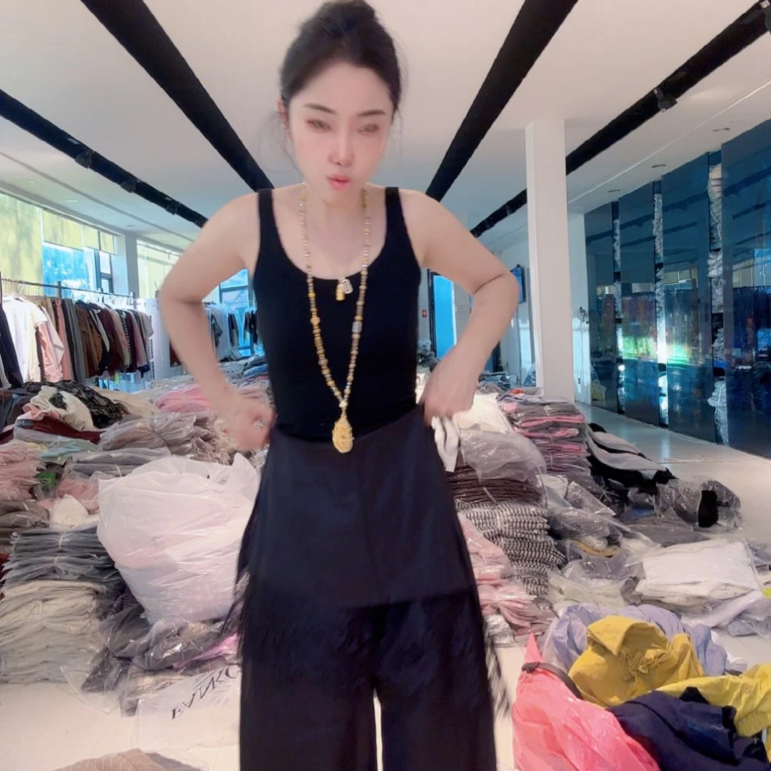 大码125斤里安家亚麻裤子