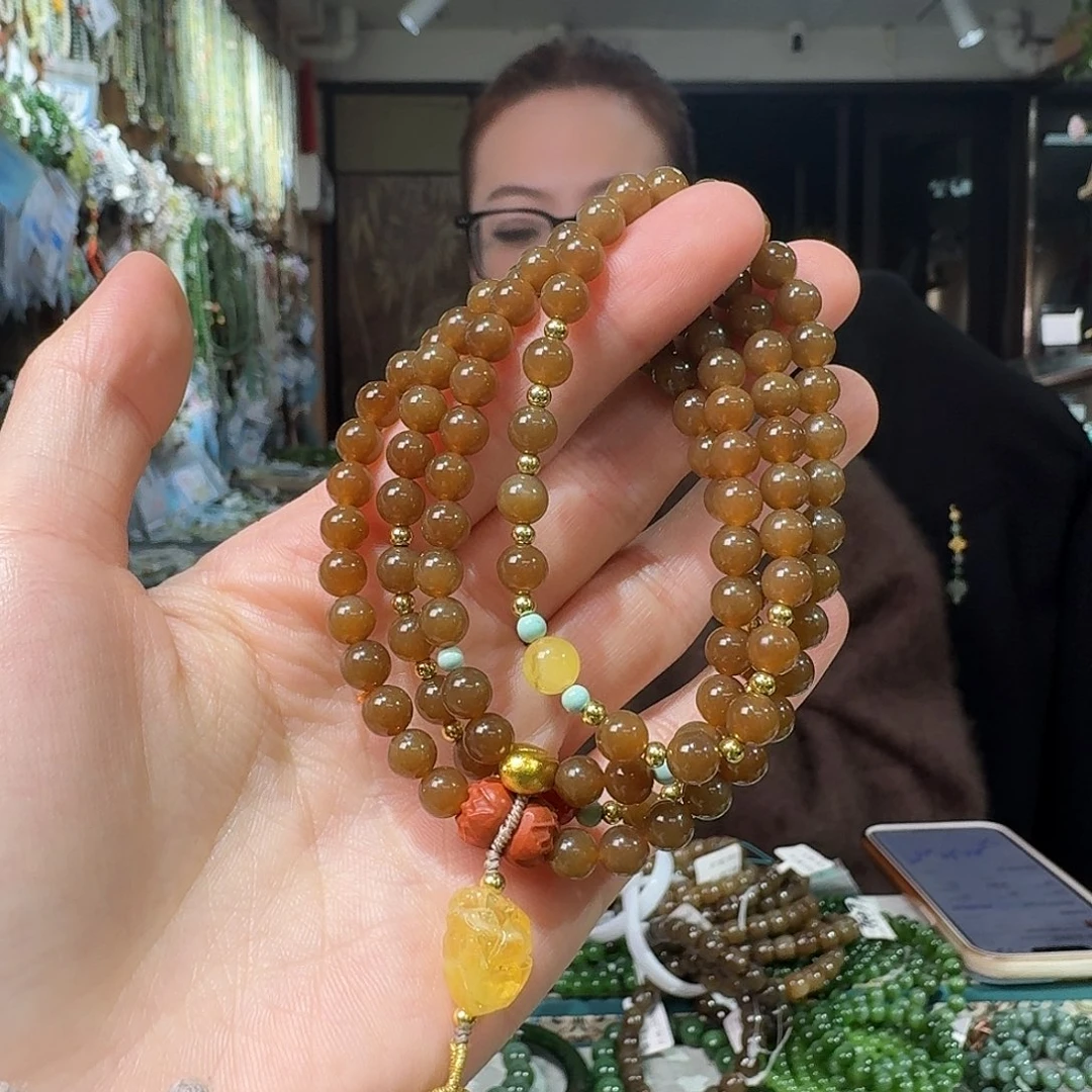 和田玉未镶嵌手链