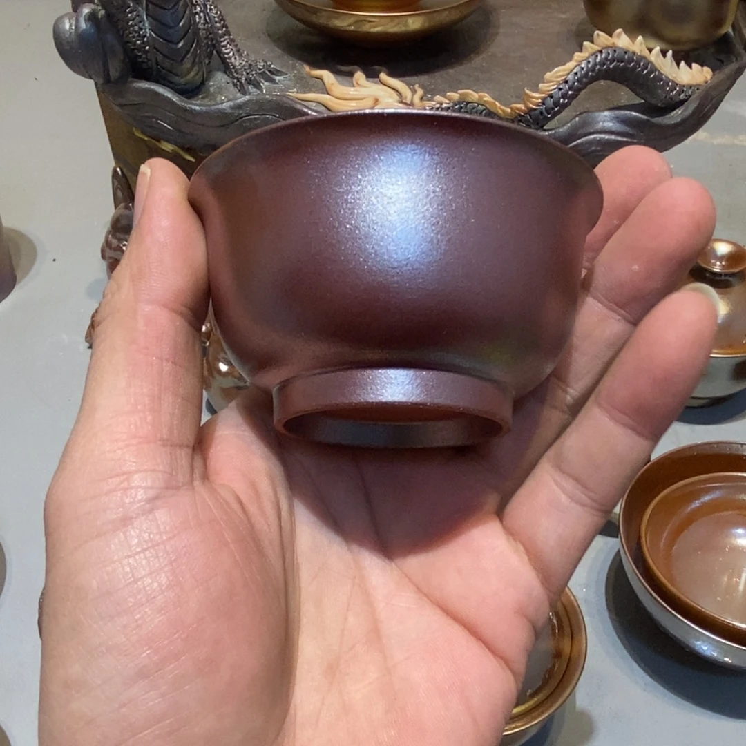 柴烧茶具陶瓷杯子
