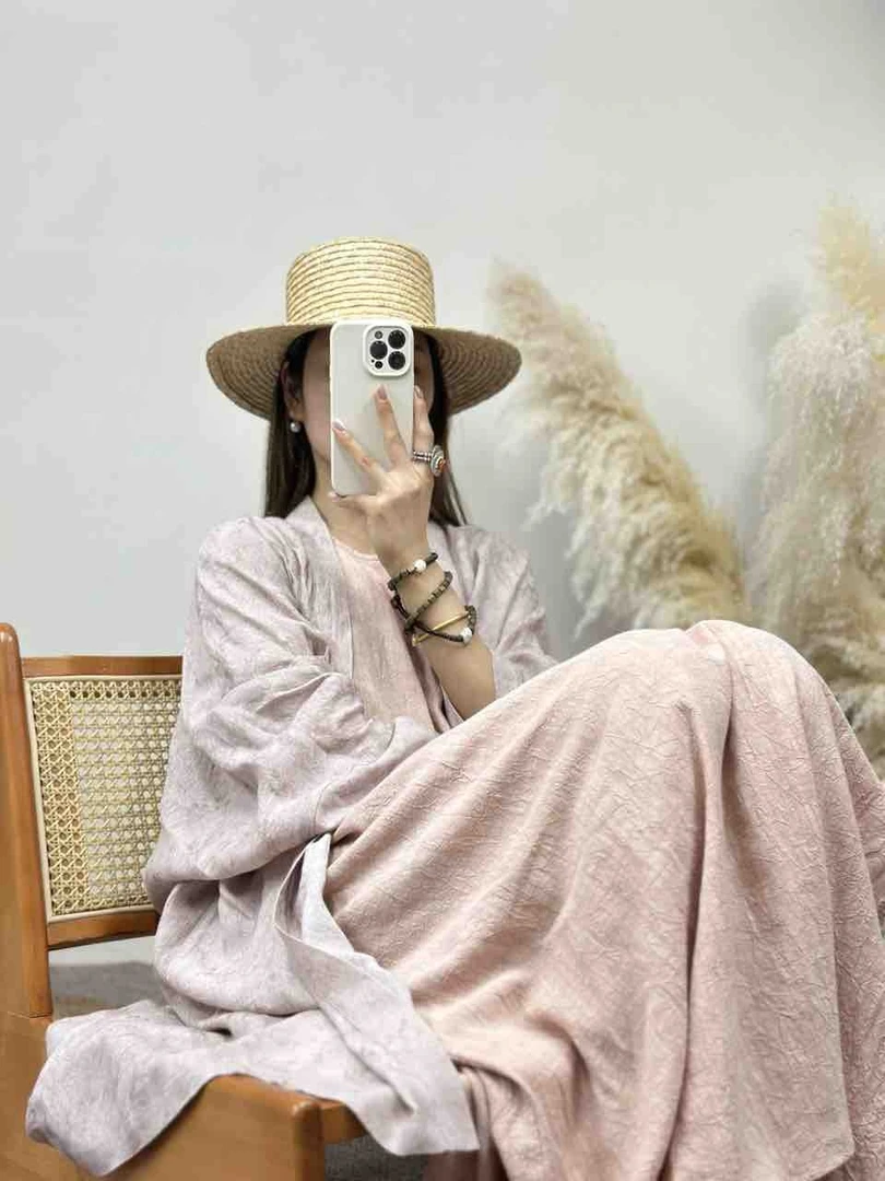 【大梅子推荐】设计款亚麻钩花外套MQ7158