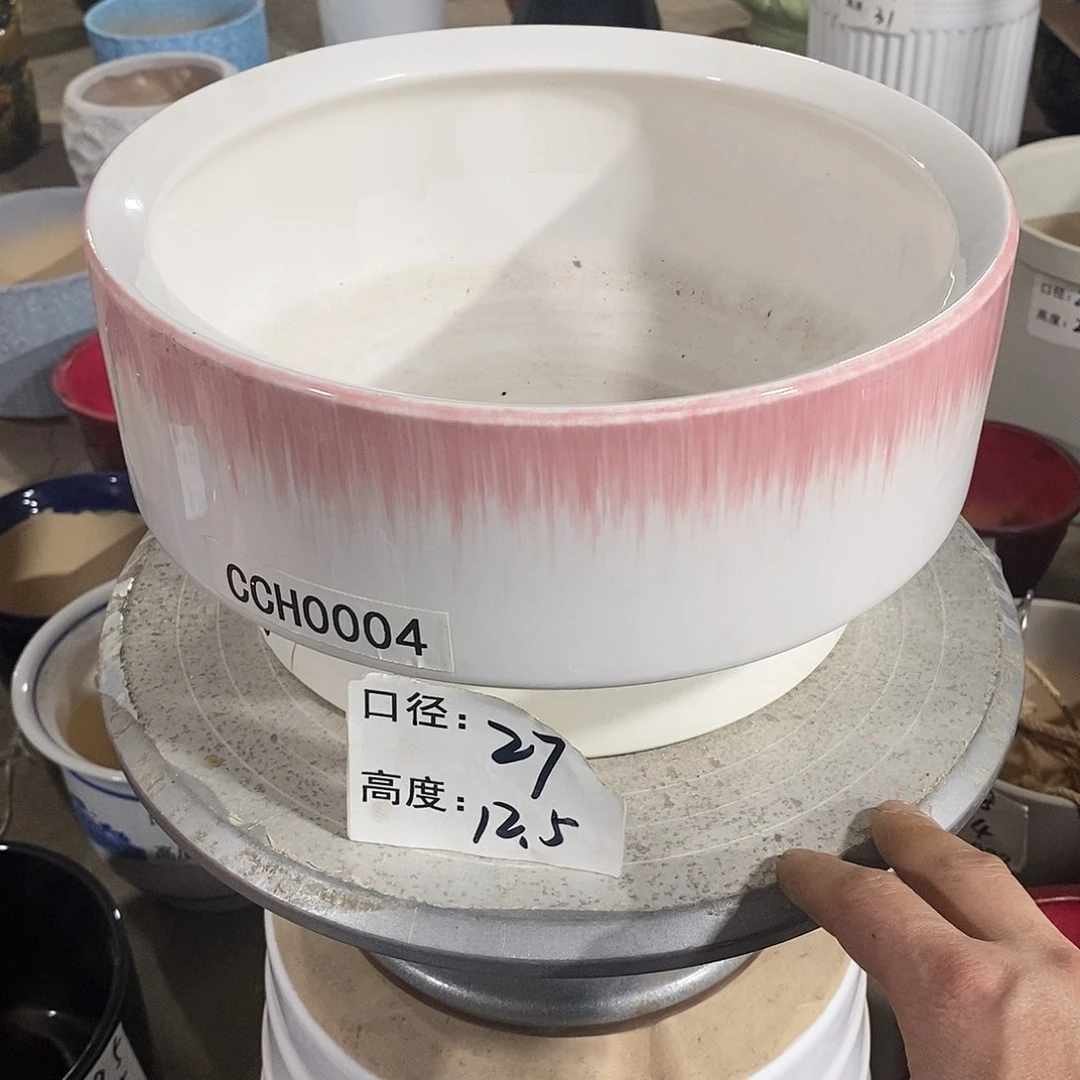 【闪购商品】陶瓷微瑕花盆-CCH004-1个大号