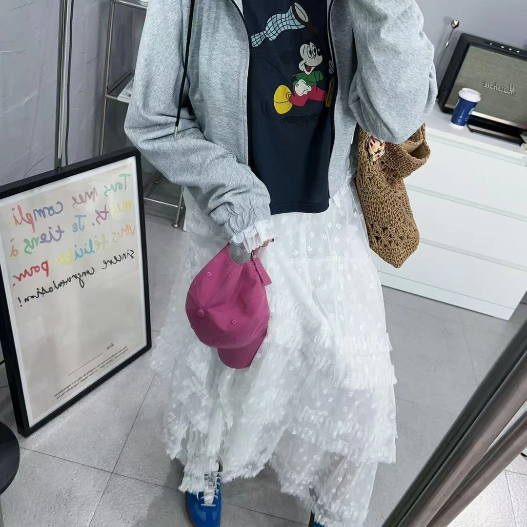 SISTERS可甜可咸蕾丝小木耳卫衣短外套【衣长54】