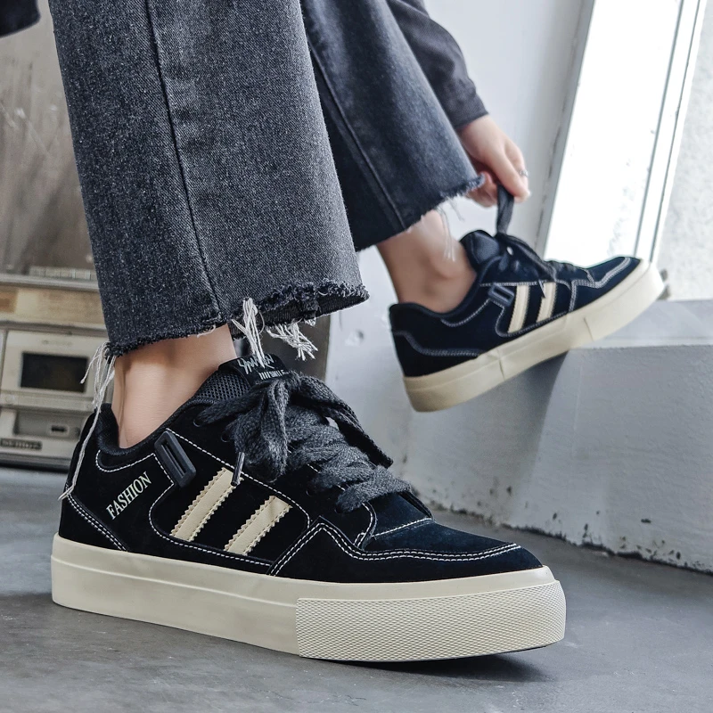 Foam smile | 小众板鞋面包鞋男士百搭休闲鞋潮流运动学生板鞋子