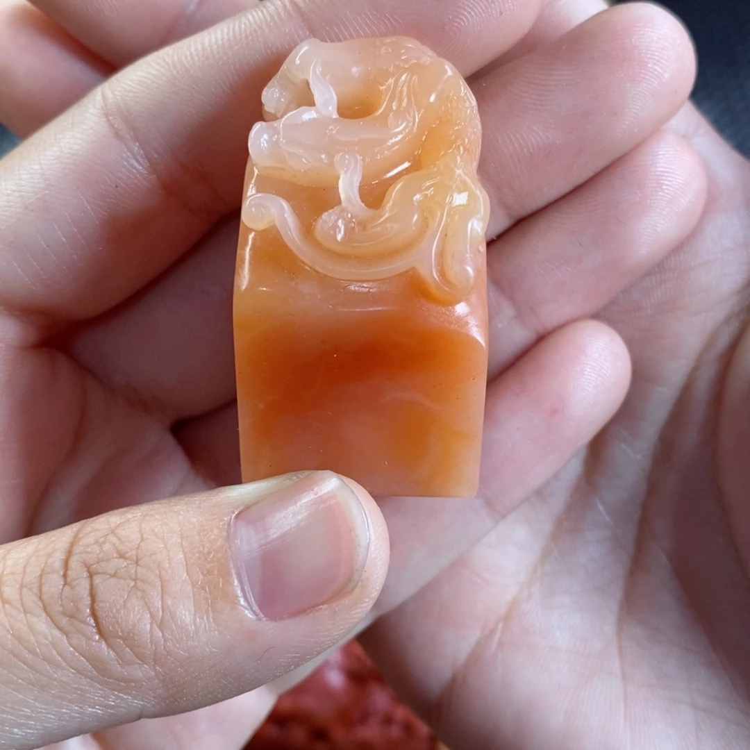 目***九寿山石印石老挝石包邮包刻