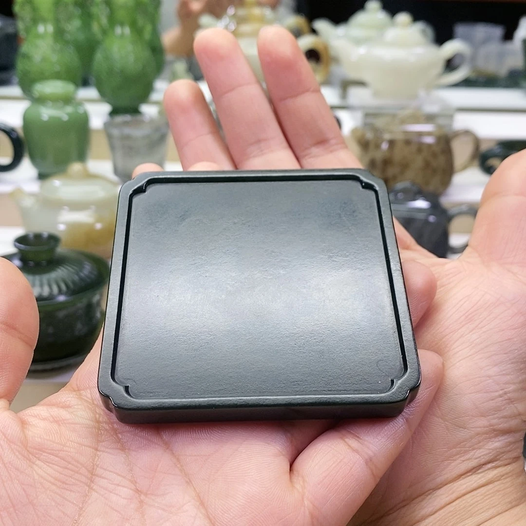 和田玉杯垫未镶嵌