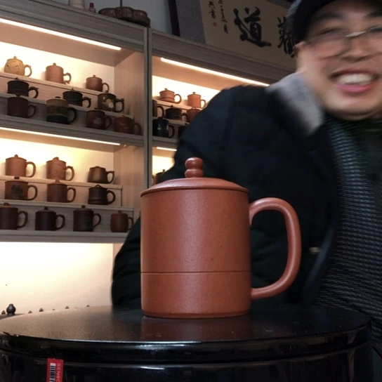 朱泥茶杯微瑕容量300