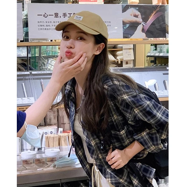 复古格子衬衫男春夏新款叠穿衬衣设计感宽松薄款防晒上衣外套女潮