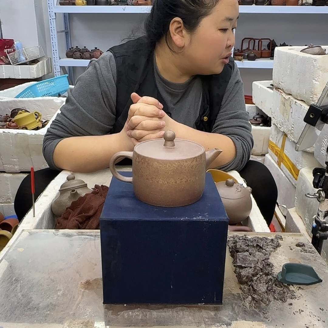 茶壶紫砂宜兴紫砂壶瑕疵