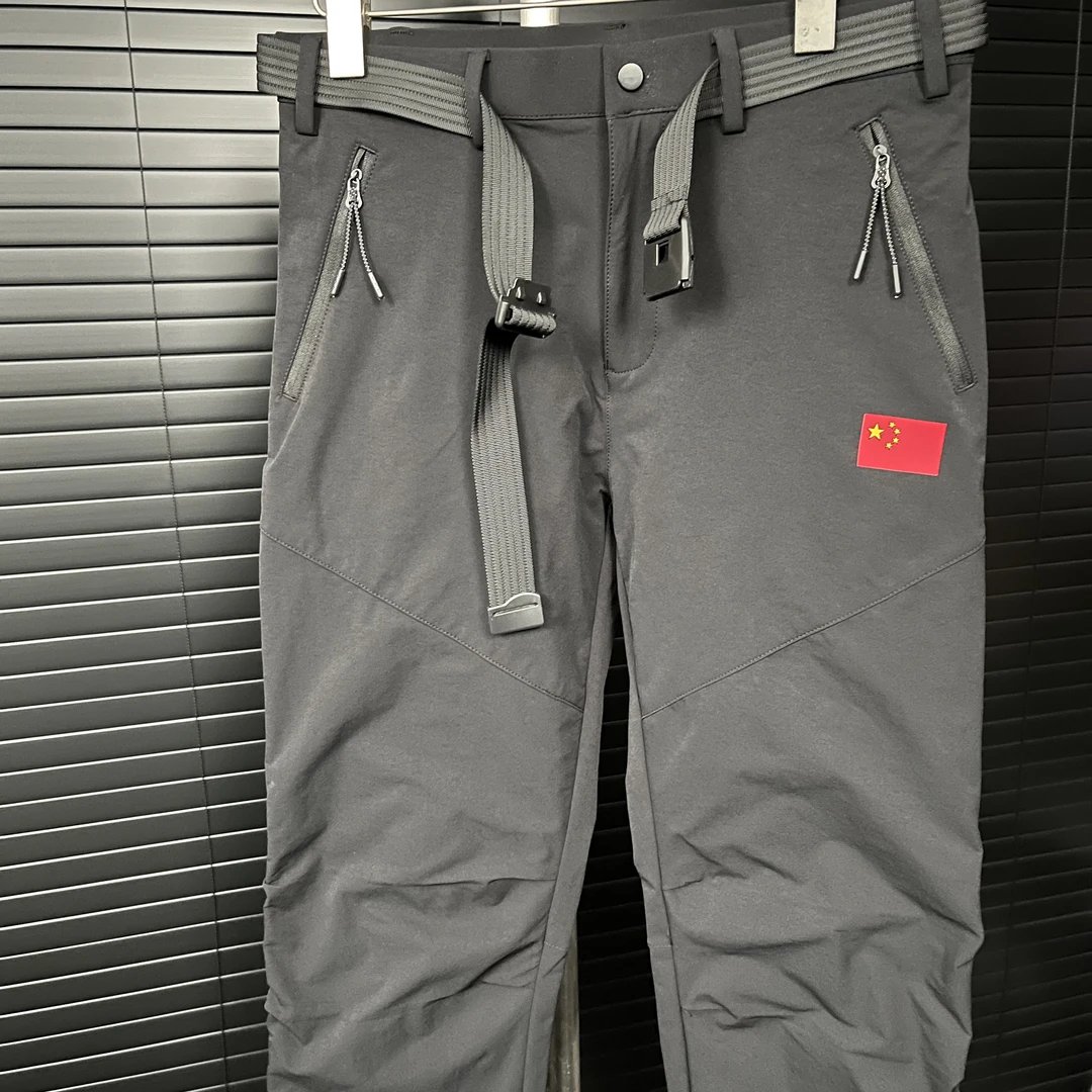 男士春季户外冲锋裤防风防水软壳工装裤显瘦直筒运动裤2501