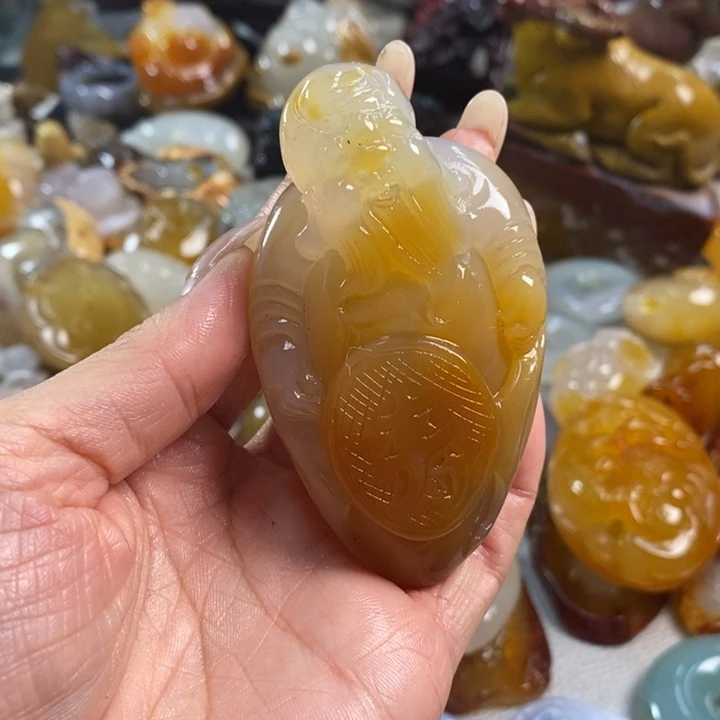 玛瑙/玉髓吊坠(不含链)未镶嵌